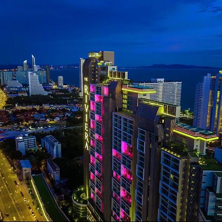 芭提雅高层海景奢华公寓the Riviera Jomtien生香家直达海滩2704 Dış mekan fotoğraf