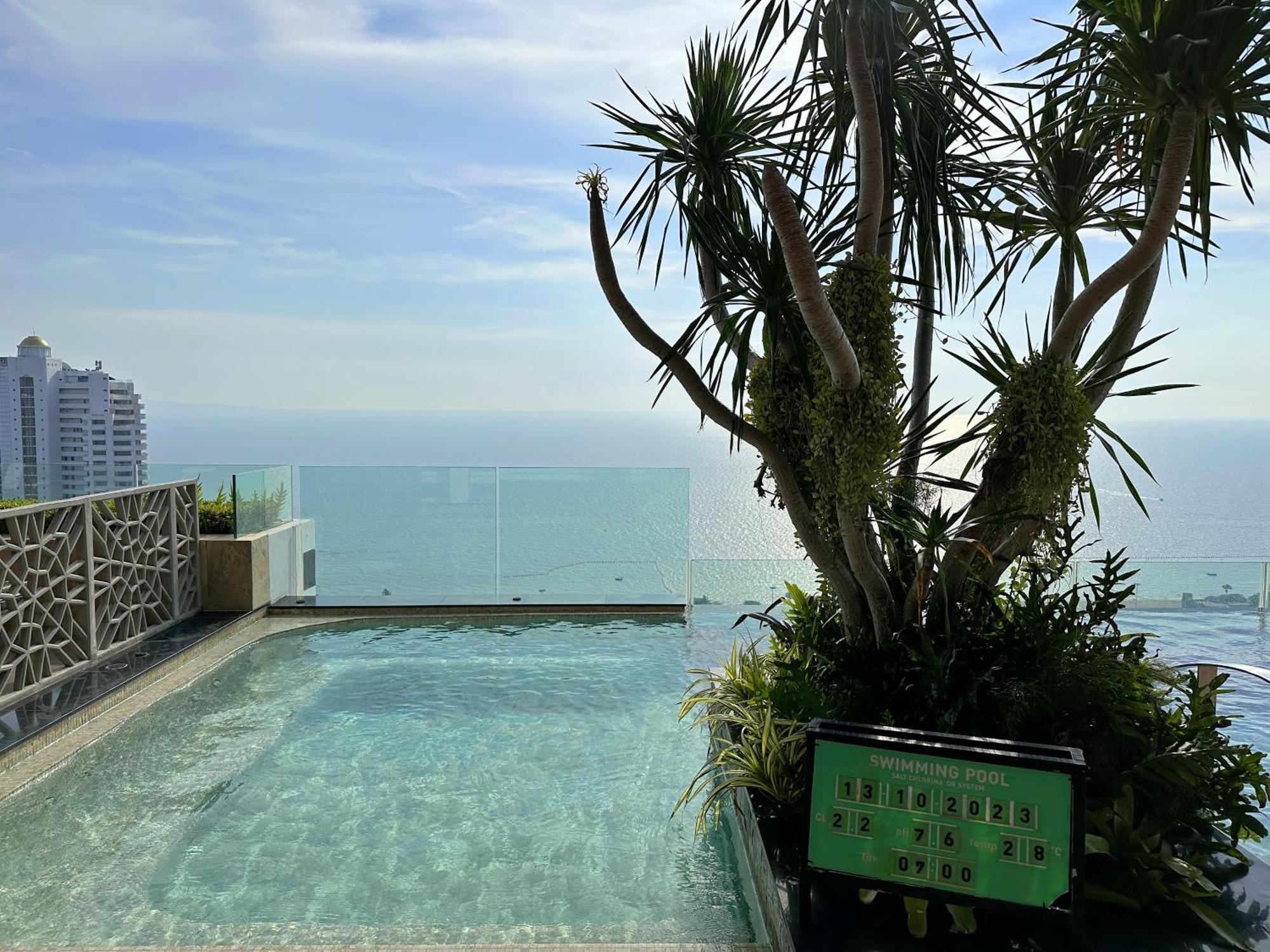 芭提雅高层海景奢华公寓the Riviera Jomtien生香家直达海滩2704 Dış mekan fotoğraf