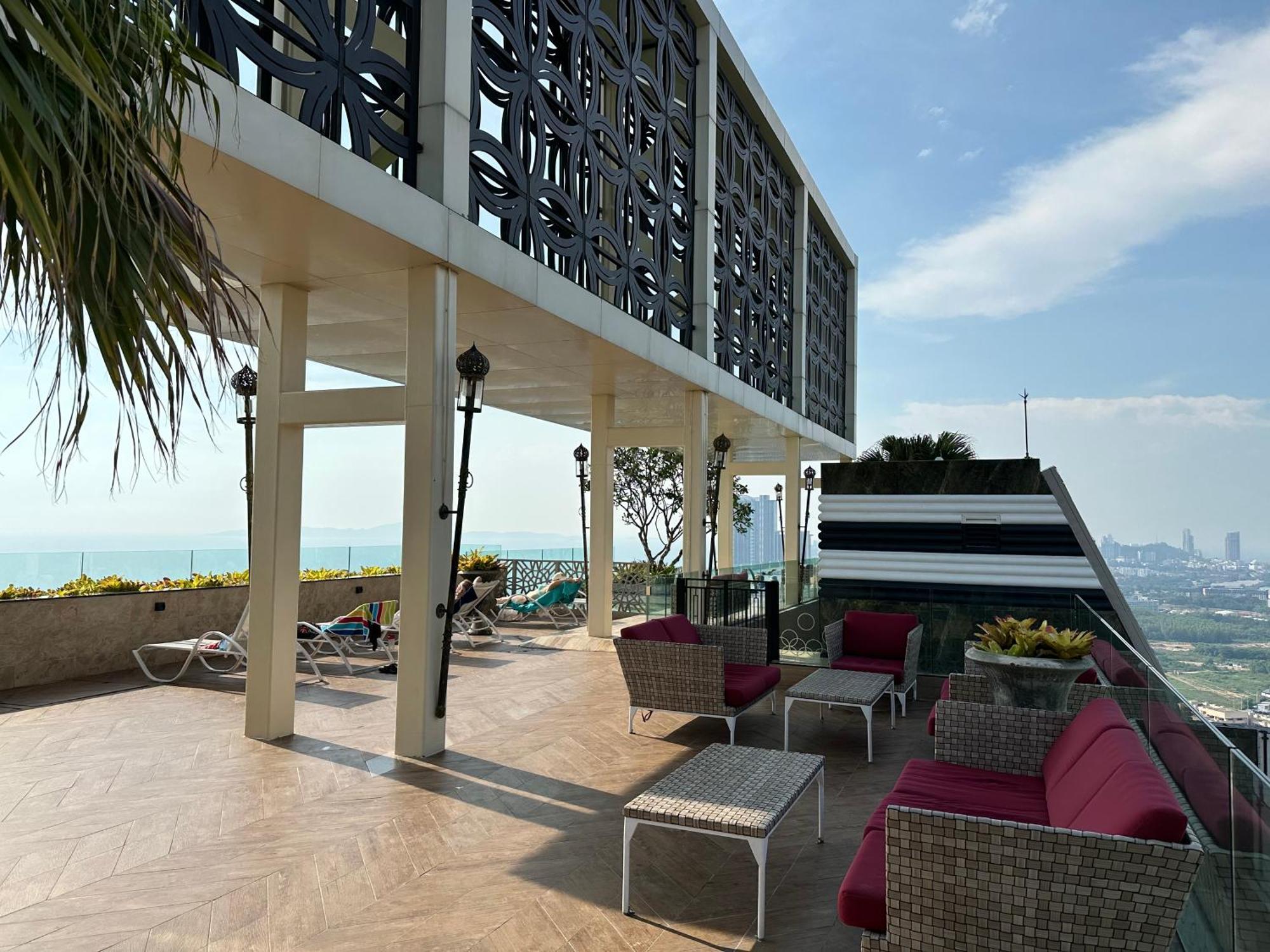 芭提雅高层海景奢华公寓the Riviera Jomtien生香家直达海滩2704 Dış mekan fotoğraf